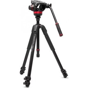 Manfrotto 502 Head w/ 055 Alu Tripod (Metall), Stativ Manfrotto 502 Head w/ 055 Alu Tripod (Metall), Stativ
