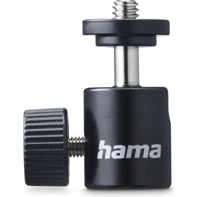 Hama Kugelkopf für Stative, 38 mm Höhe, für 1/4 Gewinde, Ø 20 mm, Schwarz (00005000) (Kugelkopf), Stativkopf, Schwarz Hama Kugelkopf für Stative, 38 mm Höhe, für 1/4 Gewinde, Ø 20 mm, Schwarz (00005000) (Kugelkopf), Stativkopf, Schwarz