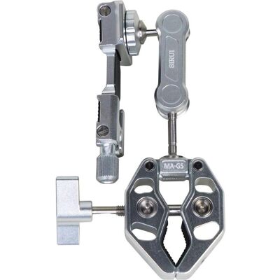Sirui MA-GS Crap Clamp mit Magic Arm und Smartphone Halterung Silber (Stativklemme), Stativ Zubehör, Silber Sirui MA-GS Crap Clamp mit Magic Arm und Smartphone Halterung Silber (Stativklemme), Stativ Zubehör, Silber
