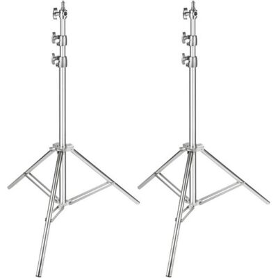 Neewer Edelstahl-Stativ (200 cm), Lampenstativ, Silber Neewer Edelstahl-Stativ (200 cm), Lampenstativ, Silber