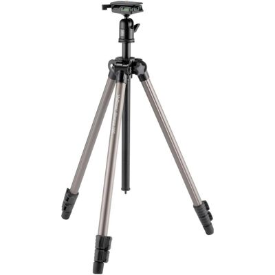 Velbon Sherpa 100 inkl. QHD-43D (Metall), Stativ, Schwarz, Silber Velbon Sherpa 100 inkl. QHD-43D (Metall), Stativ, Schwarz, Silber