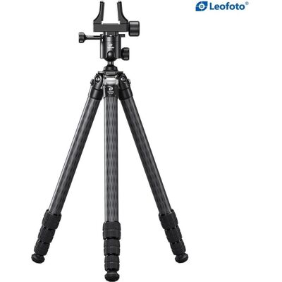 Leofoto SA-324C Carbon-Dreibeinstativ + Kugelkopf MK-40 + Waffenklemmhalterung GS-3 (Carbon), Stativ, Schwarz Leofoto SA-324C Carbon-Dreibeinstativ + Kugelkopf MK-40 + Waffenklemmhalterung GS-3 (Carbon), Stativ, Schwarz