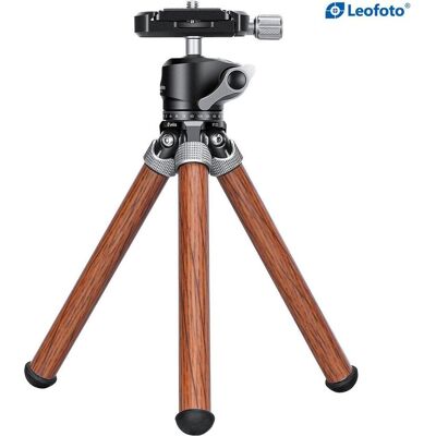 Leofoto MT-02C+LH-22 Mini table tripod kit (Carbon), Stativ, Braun Leofoto MT-02C+LH-22 Mini table tripod kit (Carbon), Stativ, Braun