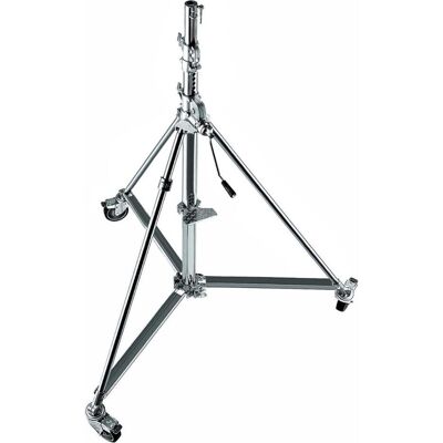 Avenger Super High Wind-Up Stativ, rostfrei (386 cm), Lampenstativ, Silber, Grau Avenger Super High Wind-Up Stativ, rostfrei (386 cm), Lampenstativ, Silber, Grau