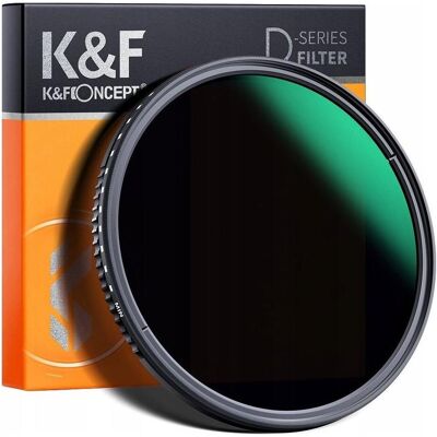 K&F; Einstellbarer Graufilter ND3-ND1000 - Kamerafilter K&F; Einstellbarer Graufilter ND3-ND1000 - Kamerafilter