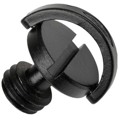 Caruba 3/8" Schroef met D Ring â Zwart, Stativ Zubehör, Schwarz Caruba 3/8" Schroef met D Ring â Zwart, Stativ Zubehör, Schwarz