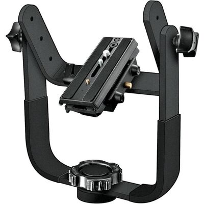 Manfrotto MA 393 Tele-Objektivhalterung, Stativ Zubehör, Schwarz Manfrotto MA 393 Tele-Objektivhalterung, Stativ Zubehör, Schwarz