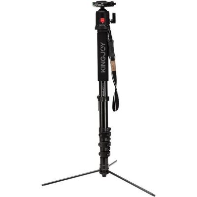 Kingjoy MP408FL Monopod MiniTripod (Metall), Stativ, Schwarz Kingjoy MP408FL Monopod MiniTripod (Metall), Stativ, Schwarz