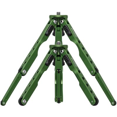 Leofoto MT-03mini table tripod + MBH-20 ballhead (green) (Metall), Stativ, Grün Leofoto MT-03mini table tripod + MBH-20 ballhead (green) (Metall), Stativ, Grün