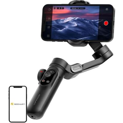 Hohem AOCHUAN X Pro Standard-Gimbal (Schwarz) (Smartphone), Gimbal, Schwarz Hohem AOCHUAN X Pro Standard-Gimbal (Schwarz) (Smartphone), Gimbal, Schwarz