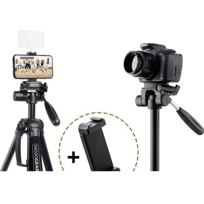 Mojogear 177cm 2-In-1 Statief Tripod/Monopod (MG-24) (Metall), Stativ, Schwarz Mojogear 177cm 2-In-1 Statief Tripod/Monopod (MG-24) (Metall), Stativ, Schwarz
