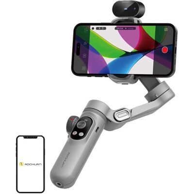 Hohem AOCHUAN X Pro Gimbal mit KI-Sensoren (grau) (Smartphone), Gimbal, Grau Hohem AOCHUAN X Pro Gimbal mit KI-Sensoren (grau) (Smartphone), Gimbal, Grau