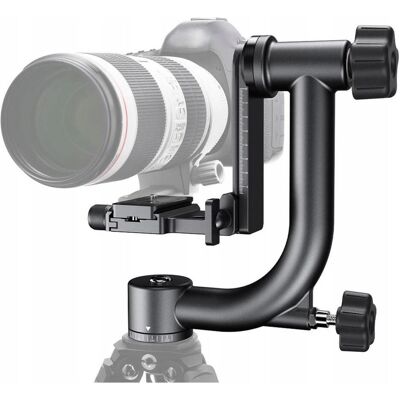K&F Concept Głowica Panoramiczna Pro Gimbal 20kg 1/4 3/8 / Kf31.033, Stativ K&F Concept Głowica Panoramiczna Pro Gimbal 20kg 1/4 3/8 / Kf31.033, Stativ