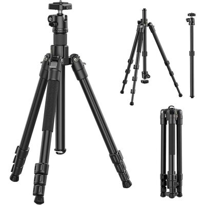 Ulanzi TT53 Uka Lightweight Mirrorless Tripod(1.8m) (Kunststoff, Metall), Stativ, Schwarz Ulanzi TT53 Uka Lightweight Mirrorless Tripod(1.8m) (Kunststoff, Metall), Stativ, Schwarz