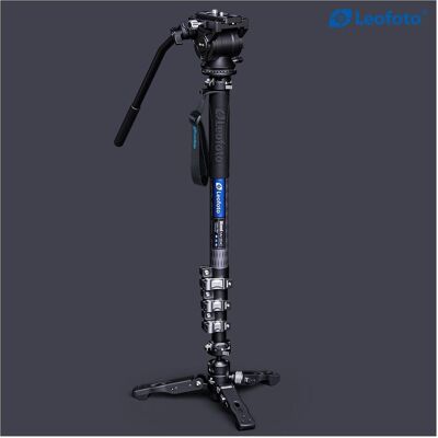 Leofoto MV-324C+BV-10 Video Monopod System with Fluid Video Head (Carbon), Stativ, Schwarz Leofoto MV-324C+BV-10 Video Monopod System with Fluid Video Head (Carbon), Stativ, Schwarz