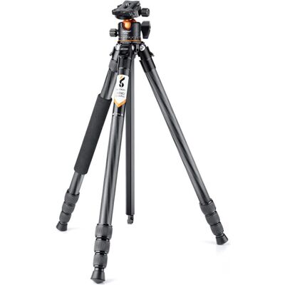 K&F Concept A254C4+BH-35L Carbon Fiber Tripod (Carbon, Metall), Stativ, Orange, Schwarz K&F Concept A254C4+BH-35L Carbon Fiber Tripod (Carbon, Metall), Stativ, Orange, Schwarz