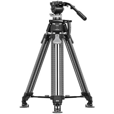 Leofoto LVF-163C + BV-15 Videostativset (Carbon, Metall), Stativ, Schwarz Leofoto LVF-163C + BV-15 Videostativset (Carbon, Metall), Stativ, Schwarz