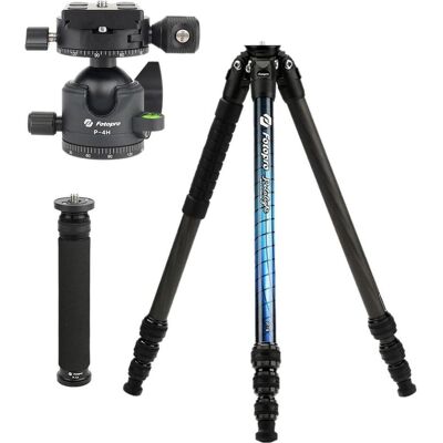 Fotopro P 4 + P 4H + P 4A (Metall), Stativ, Schwarz Fotopro P 4 + P 4H + P 4A (Metall), Stativ, Schwarz