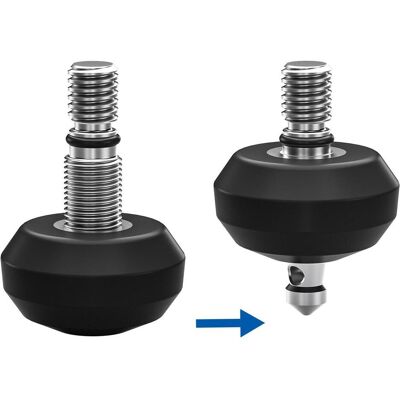 Leofoto Stativfüsse mit Spikes aus Edelstahl TFV (Stativfuss), Stativ Zubehör, Silber Leofoto Stativfüsse mit Spikes aus Edelstahl TFV (Stativfuss), Stativ Zubehör, Silber
