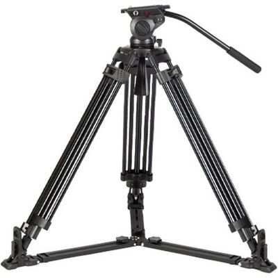 Swit TOWER150 Aluminum Camera Tripod KIT, with TH150 Fluid Video Head, Ground Spreader, 15kg (Metall), Stativ, Silber Swit TOWER150 Aluminum Camera Tripod KIT, with TH150 Fluid Video Head, Ground Spreader, 15kg (Metall), Stativ, Silber