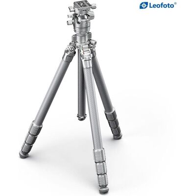 Leofoto Gabriel LG-284C+LH-36R SI (Carbon, Metall), Stativ, Silber Leofoto Gabriel LG-284C+LH-36R SI (Carbon, Metall), Stativ, Silber