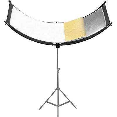 Caruba Curved Gesichtsreflektor Pro Set 180cm x 65cm (inkl. Erweiterungsset) (Reflektor), Softbox + Reflektor Caruba Curved Gesichtsreflektor Pro Set 180cm x 65cm (inkl. Erweiterungsset) (Reflektor), Softbox + Reflektor