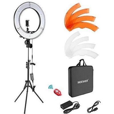 Neewer Licht Set (Ringlicht), Dauerlicht, Orange Neewer Licht Set (Ringlicht), Dauerlicht, Orange