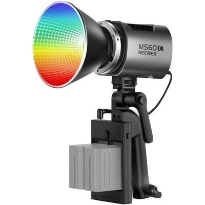 Neewer MS60C RGB LED Video Light With App Control (Videoleuchte), Dauerlicht Neewer MS60C RGB LED Video Light With App Control (Videoleuchte), Dauerlicht