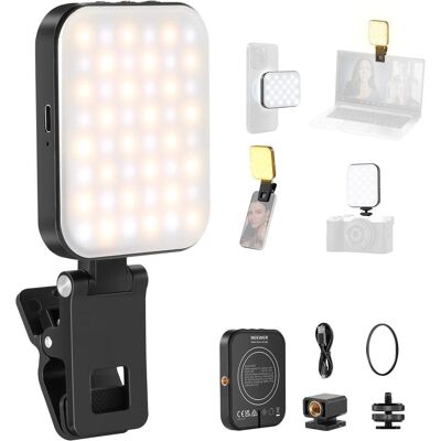 Neewer BL48B LED magnetic selfie light (Videoleuchte), Dauerlicht Neewer BL48B LED magnetic selfie light (Videoleuchte), Dauerlicht