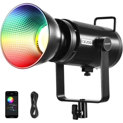 Neewer CB200C RGB-LED-Leuchte (Studioleuchte, Videoleuchte), Dauerlicht, Mehrfarbig Neewer CB200C RGB-LED-Leuchte (Studioleuchte, Videoleuchte), Dauerlicht, Mehrfarbig