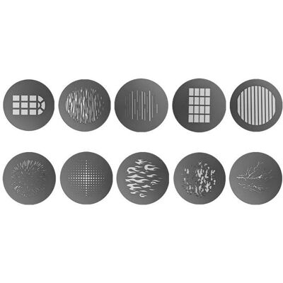 Aputure Spotlight Max 10 piece Gobo Kit ( Size A ), Softbox + Reflektor Aputure Spotlight Max 10 piece Gobo Kit ( Size A ), Softbox + Reflektor