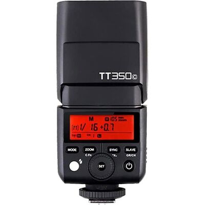 Godox TT350C (Aufsteckblitz, Canon), Blitzgerät, Schwarz Godox TT350C (Aufsteckblitz, Canon), Blitzgerät, Schwarz