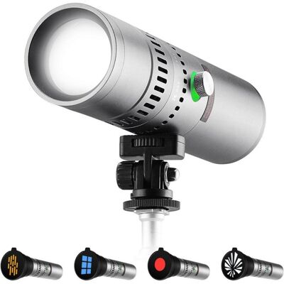 K&F Concept SP25C 25W Zoomable Photography Flashlight (Studioleuchte, Videoleuchte), Dauerlicht, Mehrfarbig K&F Concept SP25C 25W Zoomable Photography Flashlight (Studioleuchte, Videoleuchte), Dauerlicht, Mehrfarbig
