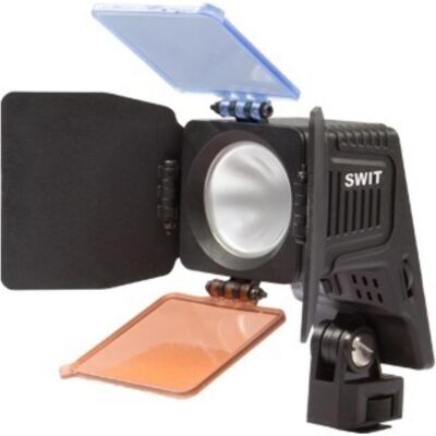 Swit 13W COB LED On-camera Light 800Lux, dimmerable 70W equivalent output Single shadow, soft, glarele (Videoleuchte), Dauerlicht Swit 13W COB LED On-camera Light 800Lux, dimmerable 70W equivalent output Single shadow, soft, glarele (Videoleuchte), Dauerlicht