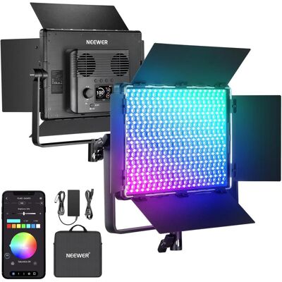 Neewer PL60C Metal RGB Video Light (Videoleuchte), Dauerlicht, Mehrfarbig Neewer PL60C Metal RGB Video Light (Videoleuchte), Dauerlicht, Mehrfarbig