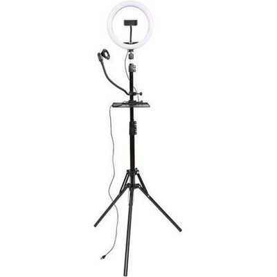 Studioking LED Vlog Set SK-K190 mit Ringlamp und Mikrofonhalter (Ringlicht), Dauerlicht, Mehrfarbig Studioking LED Vlog Set SK-K190 mit Ringlamp und Mikrofonhalter (Ringlicht), Dauerlicht, Mehrfarbig