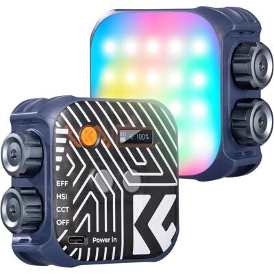 K&F Concept RGB LED Video Light, Built-in 2000mA battery (Blue) (Videoleuchte), Dauerlicht, Blau K&F Concept RGB LED Video Light, Built-in 2000mA battery (Blue) (Videoleuchte), Dauerlicht, Blau