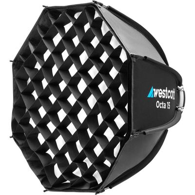 Westcott Octa 15 Softbox & Gitter (Twist Lock) (Softbox, 40 cm), Softbox + Reflektor Westcott Octa 15 Softbox & Gitter (Twist Lock) (Softbox, 40 cm), Softbox + Reflektor
