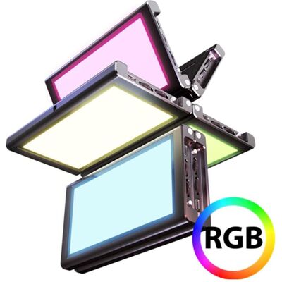 Falcon Eyes RGB LED Lampe PockeLite F7 Fold (Studioleuchte, Videoleuchte), Dauerlicht, Mehrfarbig Falcon Eyes RGB LED Lampe PockeLite F7 Fold (Studioleuchte, Videoleuchte), Dauerlicht, Mehrfarbig