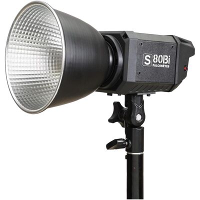 Falcon Eyes Afeft Bi-Color LED Lampe S80Bi (Studioleuchte), Dauerlicht, Schwarz Falcon Eyes Afeft Bi-Color LED Lampe S80Bi (Studioleuchte), Dauerlicht, Schwarz