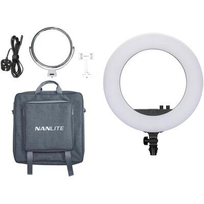 Nanlite Halo 18 (Ringlicht), Dauerlicht, Schwarz Nanlite Halo 18 (Ringlicht), Dauerlicht, Schwarz