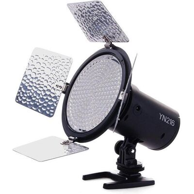 Yongnuo YN216 LED-Lampe - WB (3200K - 5600K) (Videoleuchte), Dauerlicht, Schwarz Yongnuo YN216 LED-Lampe - WB (3200K - 5600K) (Videoleuchte), Dauerlicht, Schwarz