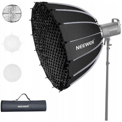 Neewer Softbox Paraboliczny 85cm + Grid Plaster Miodu Mocowanie Na Bowens S-mount / Sf85q / 10101377eu (Reflektor, Softbox, 85 cm), Softbox + Reflektor Neewer Softbox Paraboliczny 85cm + Grid Plaster Miodu Mocowanie Na Bowens S-mount / Sf85q / 10101377eu (Reflektor, Softbox, 85 cm), Softbox + Reflektor