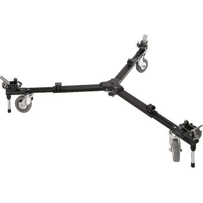 Manfrotto 127VS, verstellbar (Stativwagen), Stativ Zubehör, Schwarz Manfrotto 127VS, verstellbar (Stativwagen), Stativ Zubehör, Schwarz