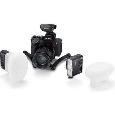 Godox MF12 DK1 Dental Flash Kit (Makroblitz, Sony), Blitzgerät, Schwarz Godox MF12 DK1 Dental Flash Kit (Makroblitz, Sony), Blitzgerät, Schwarz