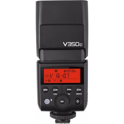 Godox V350O MFT (Aufsteckblitz, Olympus, Panasonic), Blitzgerät, Schwarz Godox V350O MFT (Aufsteckblitz, Olympus, Panasonic), Blitzgerät, Schwarz