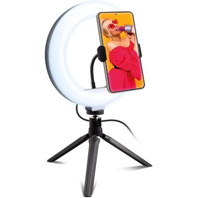 SBS Ring Light med tripod (Ringlicht), Dauerlicht, Schwarz SBS Ring Light med tripod (Ringlicht), Dauerlicht, Schwarz