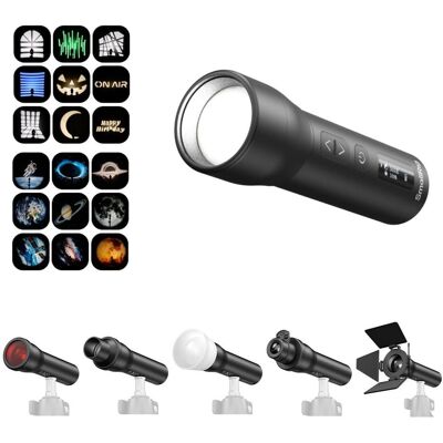 SmallRig 5785 RF 05B Portable Zoom LED Video Light (Videoleuchte), Dauerlicht, Schwarz SmallRig 5785 RF 05B Portable Zoom LED Video Light (Videoleuchte), Dauerlicht, Schwarz