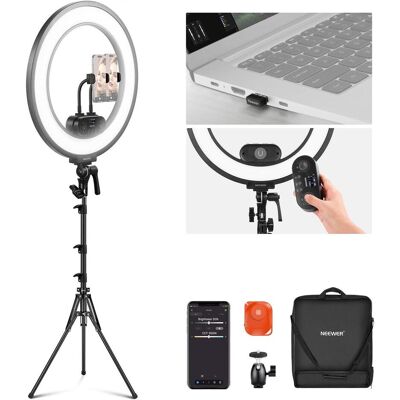 Neewer RL45B Edge Lit Soft Ring Light (Ringlicht), Dauerlicht Neewer RL45B Edge Lit Soft Ring Light (Ringlicht), Dauerlicht