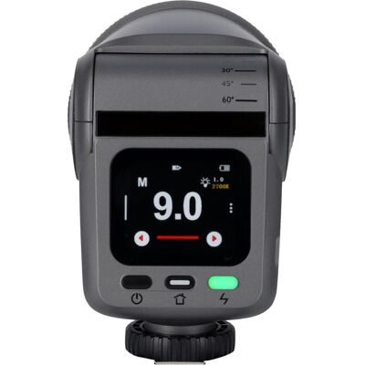 Rollei 2-in-1 LED-Blitz I Bi-Color Dauerlicht I HS Freeze Q1 (Aufsteckblitz), Blitzgerät Rollei 2-in-1 LED-Blitz I Bi-Color Dauerlicht I HS Freeze Q1 (Aufsteckblitz), Blitzgerät